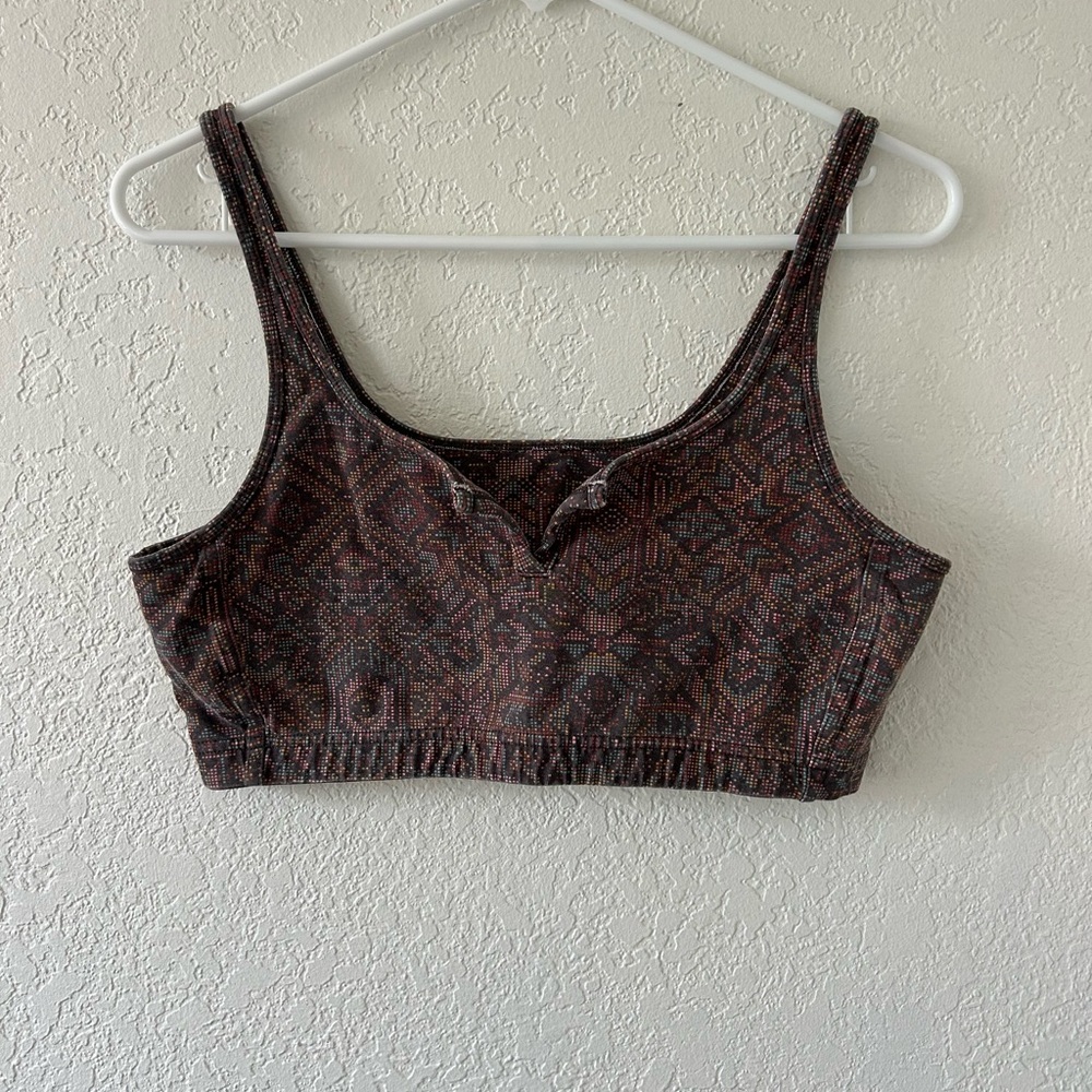 Patterned Crop Top